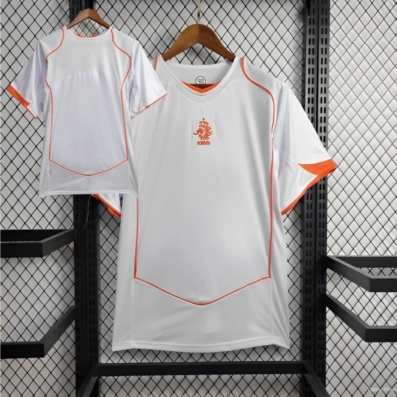 Retro Nederländerna bortatröja 2004