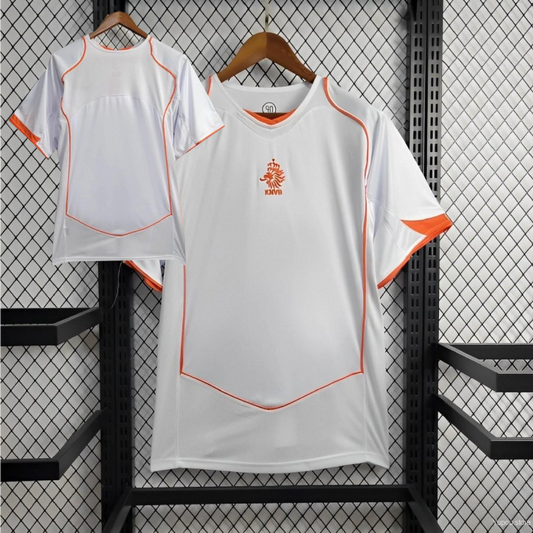 Retro Nederländerna bortatröja 2004