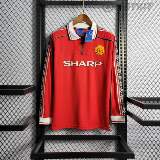 Manchester United 1998/99 Retro Home Long Sleeve Shirt