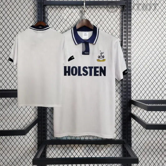 Retro 1991/93 Tottenham Fc Home Shirt Clothing