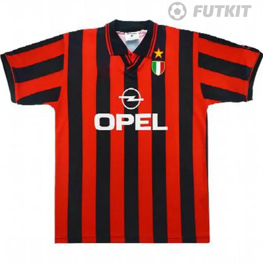 Retro 1996/1997 Ac Milan Home Shirt Clothing