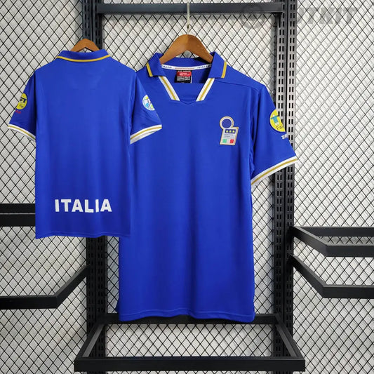 Retro 1996 Italy Home Shirt Clothing