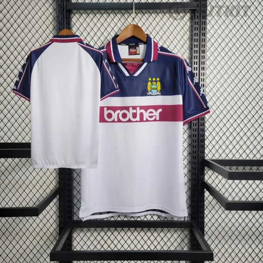 Retro 1997/98 Manchester City Away Shirt Clothing