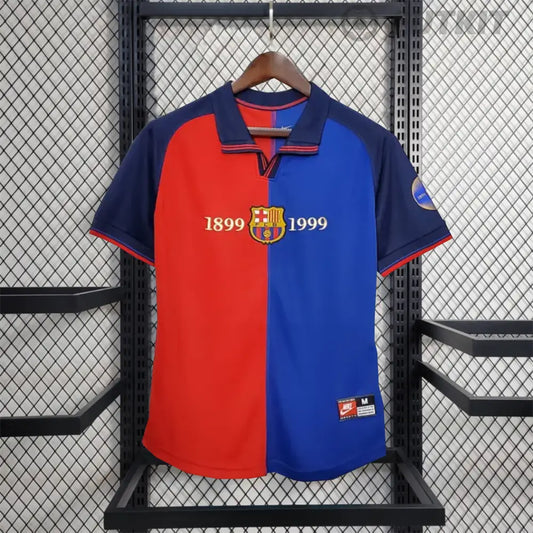 Retro 1998/99 Fc Barcelona 100 Years Shirt Clothing