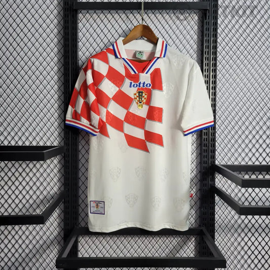 Retro 1998 Croatia Home Shirt Clothing