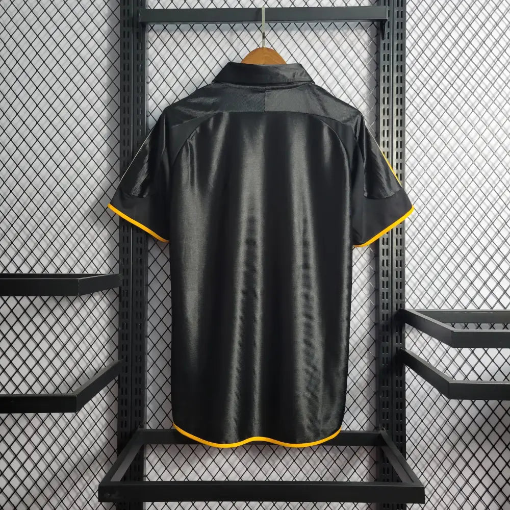 Retro 1999/01 Real Madrid Black Away Shirt Clothing