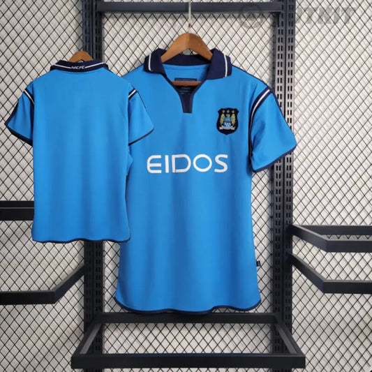 Retro 2001/02 Manchester City Home Shirt Clothing