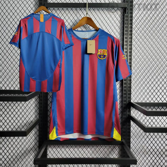 Retro 2005/06 Fc Barcelona Home Shirt Clothing