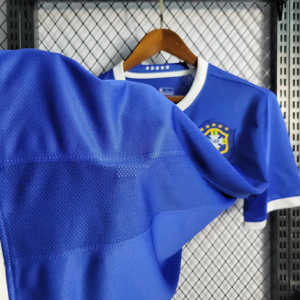 Retro 2006 Brazil Away Shirt Clothing