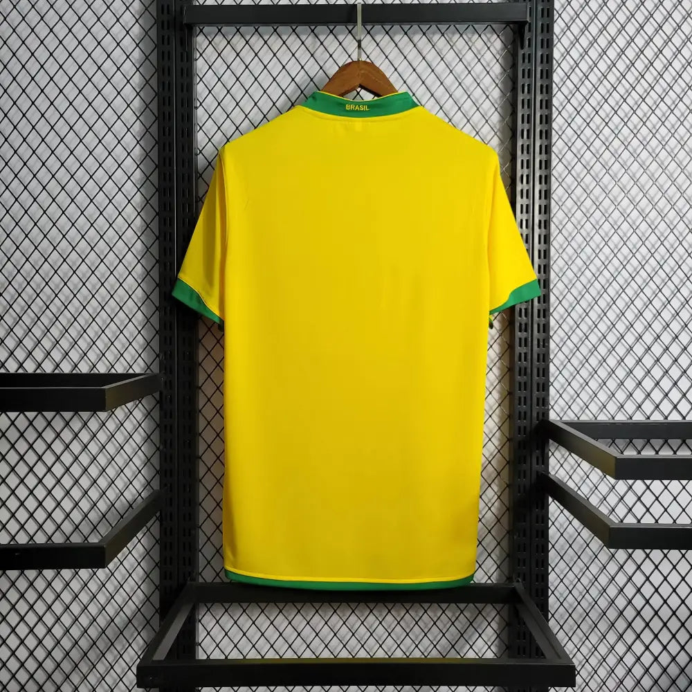 Retro 2006 Brazil Home Shirt Clothing