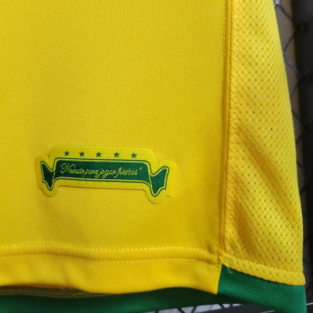 Retro 2006 Brazil Home Shirt Clothing
