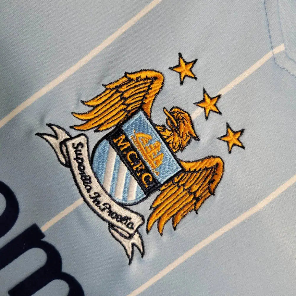 Retro 2007/08 Manchester City Home Shirt Clothing