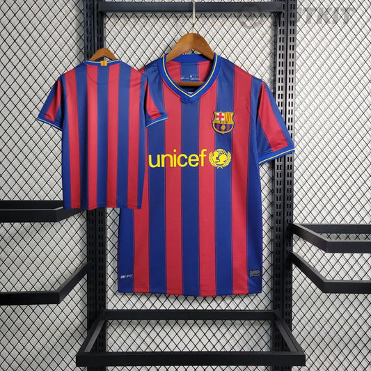 Retro 2009/10 Fc Barcelona Home Shirt Clothing