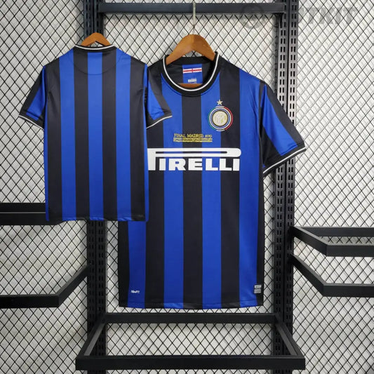 Retro 2010 Inter Milan Final Champions League Shirt Clothing