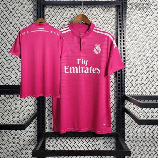 Retro 2014/15 Real Madrid Away Pink Shirt Clothing