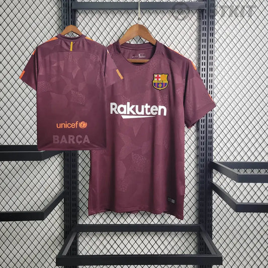 Retro 2017/18 Fc Barcelona Thirt Shirt Clothing