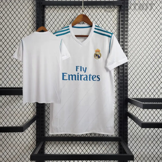 Retro 2017/18 Real Madrid Home Shirt Clothing
