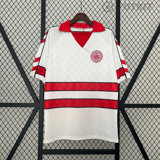 Retro Denmark 1988 Away Shirt Clothing