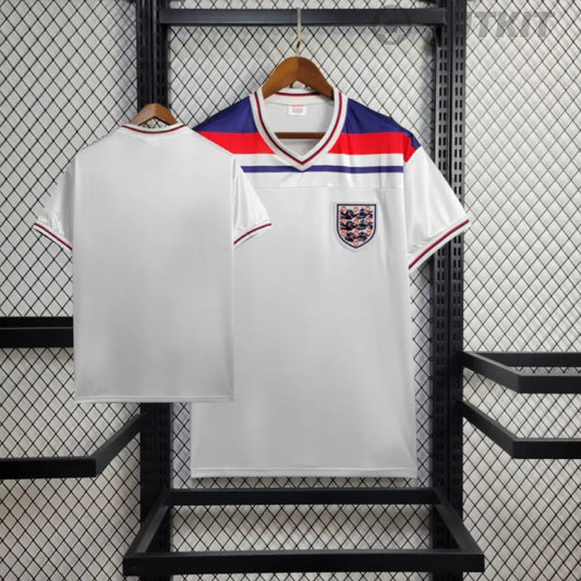 Retro England 1982 Home Shirt Clothing