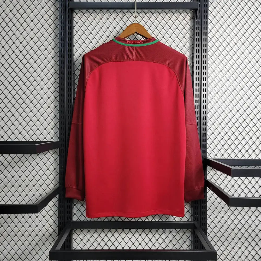 Retro Portugal Home Long-Sleeve Shirt 2016 Clothing
