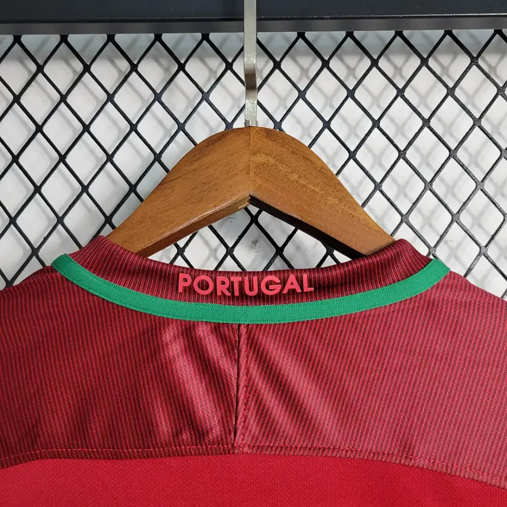 Retro Portugal Home Long-Sleeve Shirt 2016 Clothing