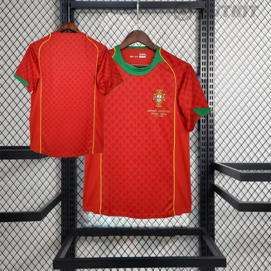 Retro Portugal Home Shirt 2004 Clothing