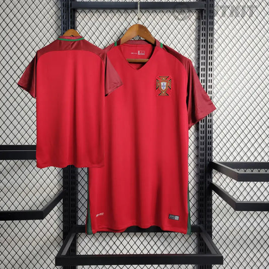Retro Portugal Home Shirt 2016 Clothing