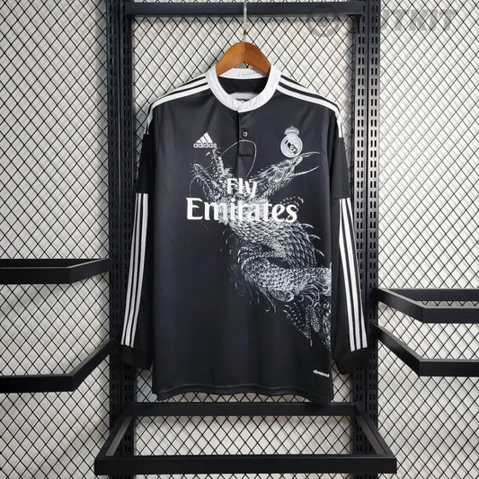 Retro Real Madrid 2014 Chinese Dragon Special Edition Long Sleeve Shirt Clothing